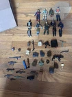 Mixed lot 1980s Vintage GI Joe Action Figures w/ Weapons & Accessories