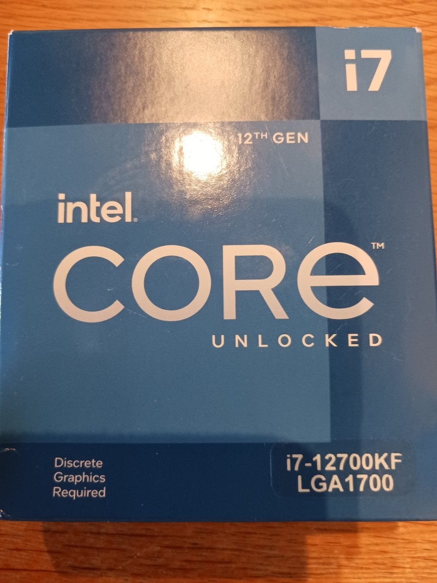 Intel Core i7-12700KF Processor (5 GHz, 12 Cores, FCLGA1700) Box