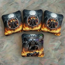 BATMAN, JOKER PENGUIN - Pro Cornhole Bags - 4 Bags