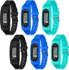 Pedometer for Walking Steps and Miles Pedometer Watch Silicone Steps Tracker Run