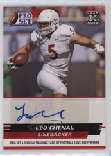 2022 Leaf Pro Set Draft Auto Red Leo Chenal #PSA-LC1 Auto 16d5