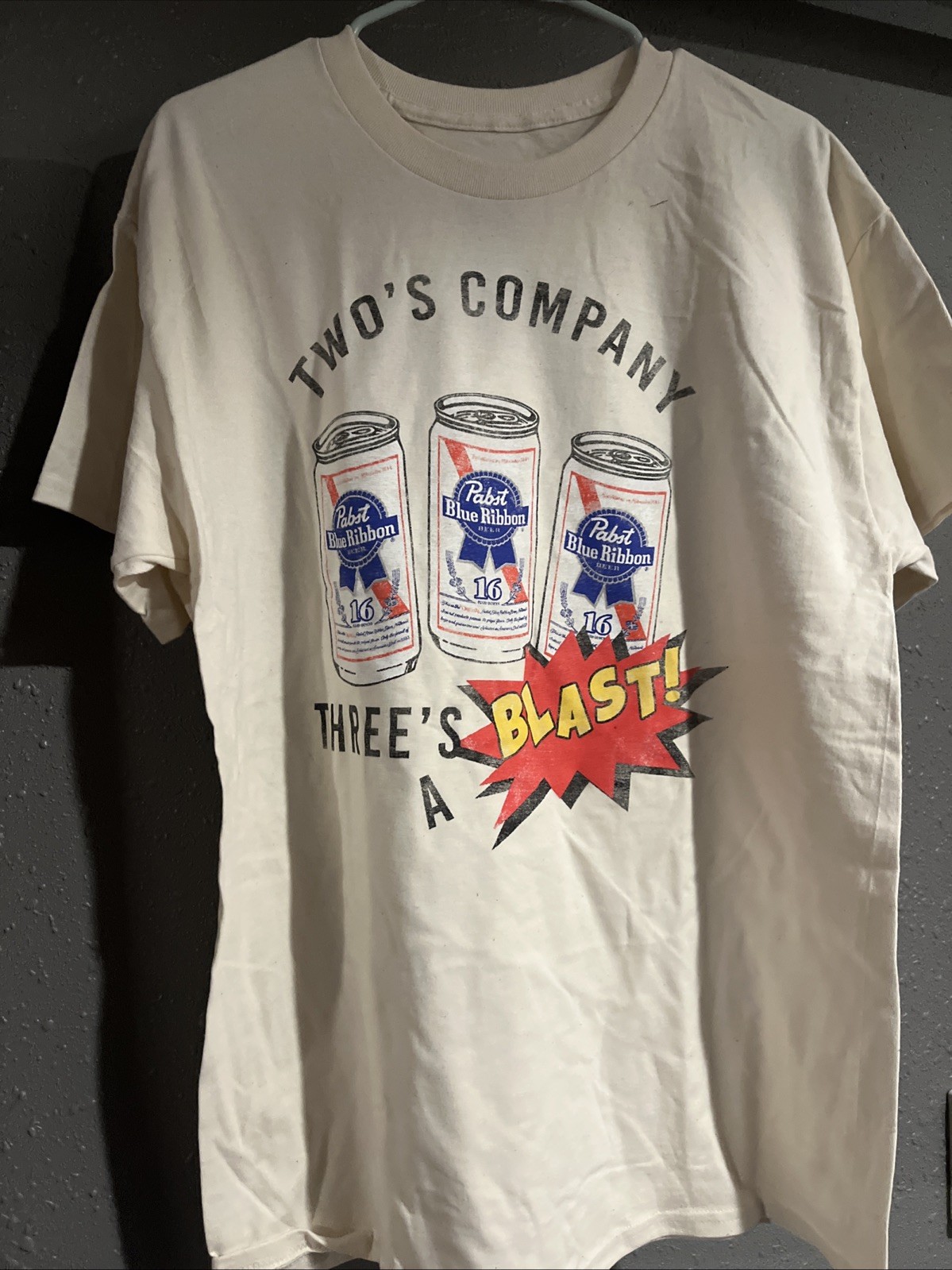 Paps, Cinta Azul, Camisa con Licencia Oficial, Grande Nueva Sin Etiquetas