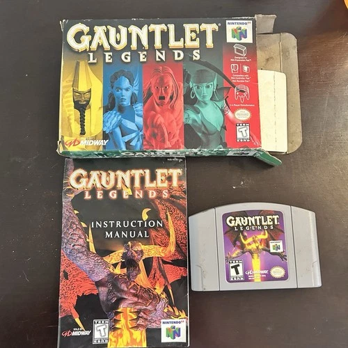 Nintendo 64 N64 Gauntlet Legends Complete CIB with Box and Instructions