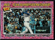 2026 Topps Heritage NL Championship Shohei Ohtani Pink Sparkle Refractor #277