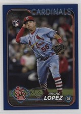 2024 Topps Series 2 Retail Royal Blue Irving Lopez #573 0mv0