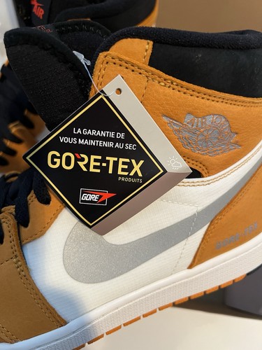 Size 12 - Jordan 1 High Element Gore-Tex Light Curry Cardinal Red-Sail-Black DS - Picture 7 of 9