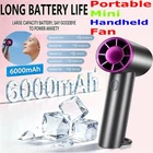 100 Speeds Handheld Fan Rechargeable Portable Mini Hand Held Small Fans Cooler