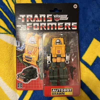 Transformers: More Than Meets the Eye Heroic Autobot (2025) BRAWN Figure! #G1384