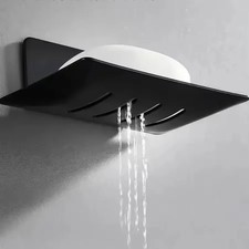Soap Dish Mounted Wall Holder Bathroom Shower Basket Storage Box
