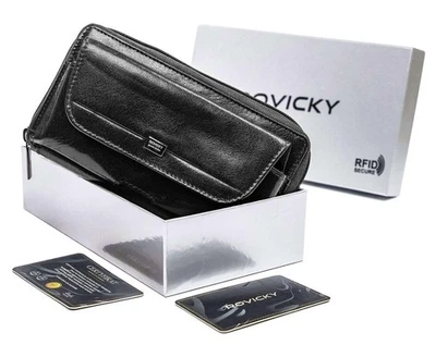 Sac ceinture en cuir avec fentes pour cartes - Rovicky - Photo 1/4