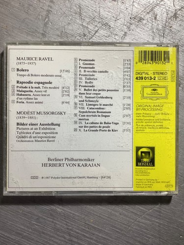 Mussorgsky: Bilder Einer Ausstellung; Ravel: Bolero; Rapsodie Espagnole (CD) - Foto 2 di 3