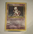 Wizards of the Coast Mewtwo 10/102 Base Set Holo Rare Pokemon TCG English 1999