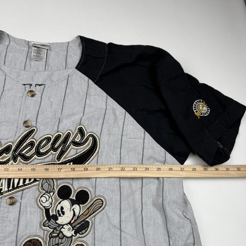 Camiseta deportiva abotonada de béisbol 2XL para hombre de los Mickeyes de Disney para hombre XXL Foto 4 de 4