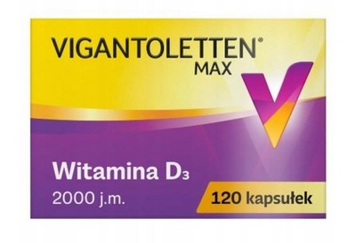  VIGANTOLETTEN MAX 2000JM  Vit. D3 120 Kaps. gesunder Knochen und Muskeln