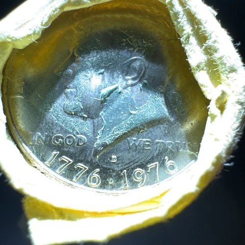 40 coins, Unopened Roll 1776-1976 D Bicentennial Kennedy $.50 Uncirculated  coin
