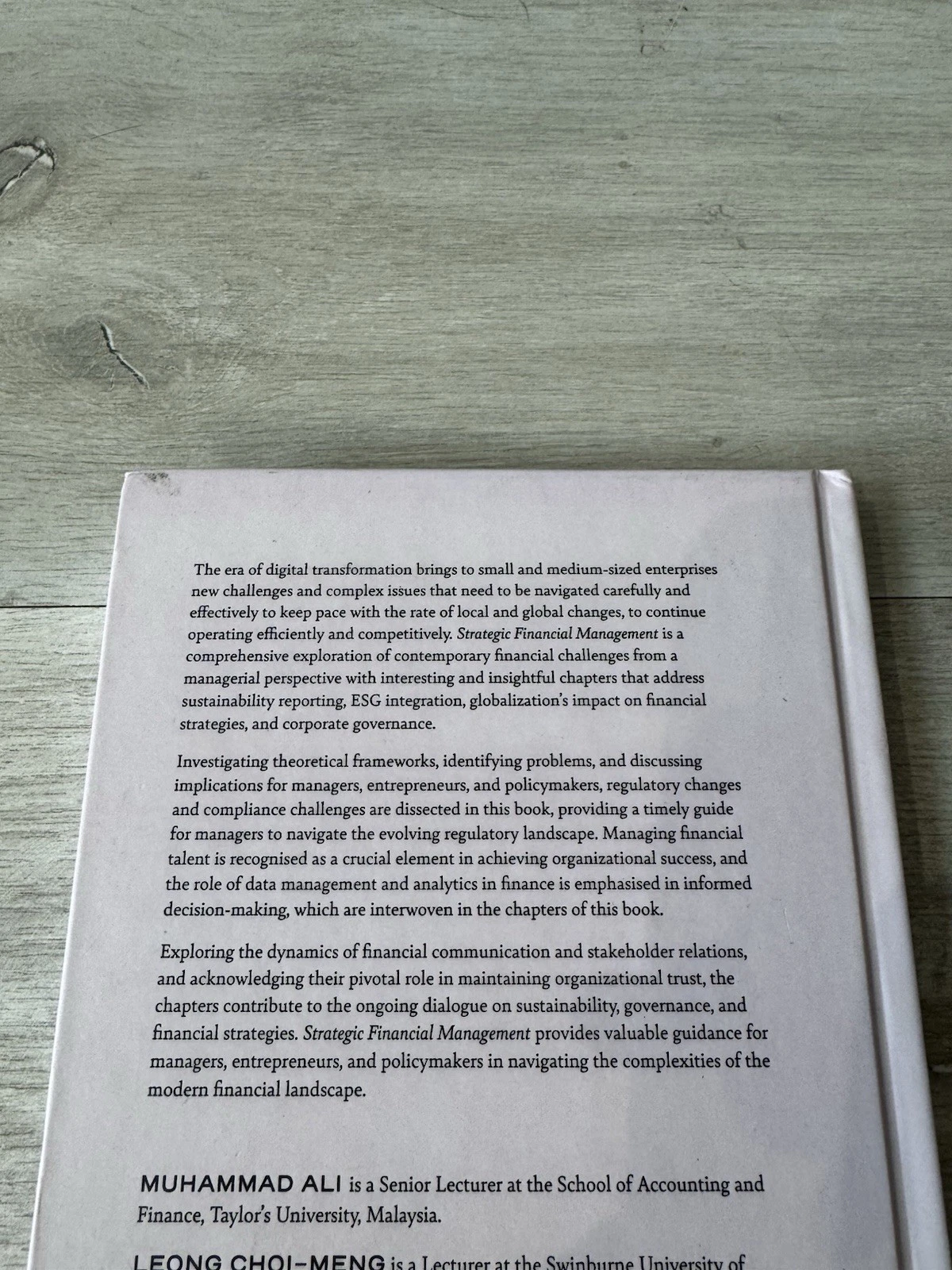 Strategic Financial Management by Muhammad Ali, Choi-Meng Leo 9781836081074 7