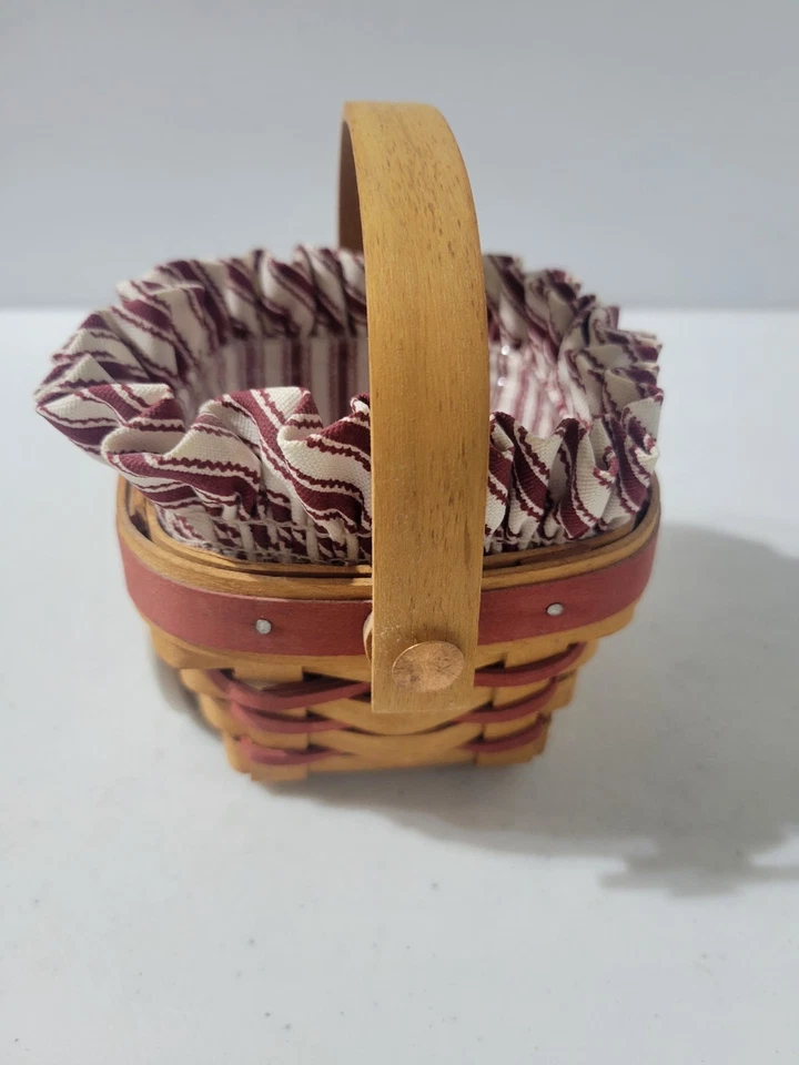 Combo protector de forro de canasta Longaberger 1995 Sweetheart Sentiments Foto 3 de 4