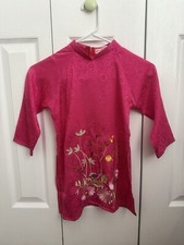 Ao Dai Vietnamese Girl dress 