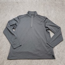 Greg Norman Sweater Mens Medium Gray Shark Outdoor Golf Golfer Sweatshirt Adult
