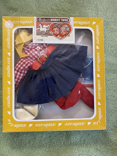 Vintage Effanbee Bobbsey Twins Flossie Clothes Outfit Lot Of 4 With Original Box - Picture 6 of 10