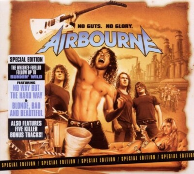 AIRBOURNE ''NO GUTS NO GLORY'' CD SPECIAL EDITION NEU