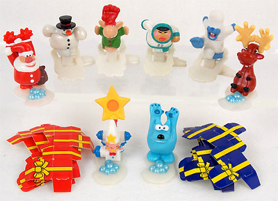 Überraschungsei Figuren tollpatschige Weihnachts Helfer 2008 UeEi Wichtel