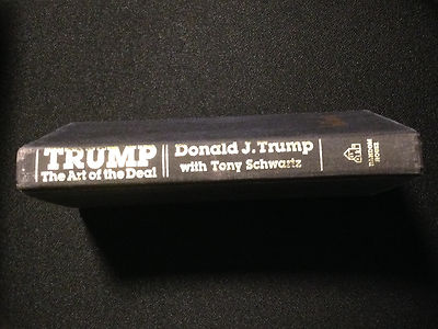 DONALD TRUMP ART OF THE DEAL 1987 FIRST EDITION AUTOGRAPHED