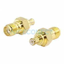 5x SMA Female Jack to MCX Male Plug Adapter Straight Coaxial Connector Antenna