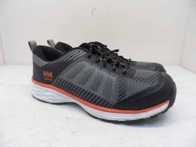 Helly Hansen Womens Aluminum Toe SP Safety Work Shoes HHS201006W Grey/Orange 9M