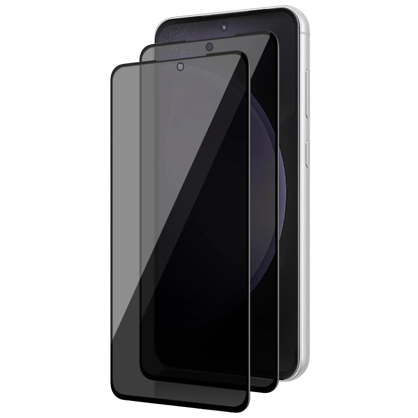 Black Tempered Glass Screen Protectors for Samsung