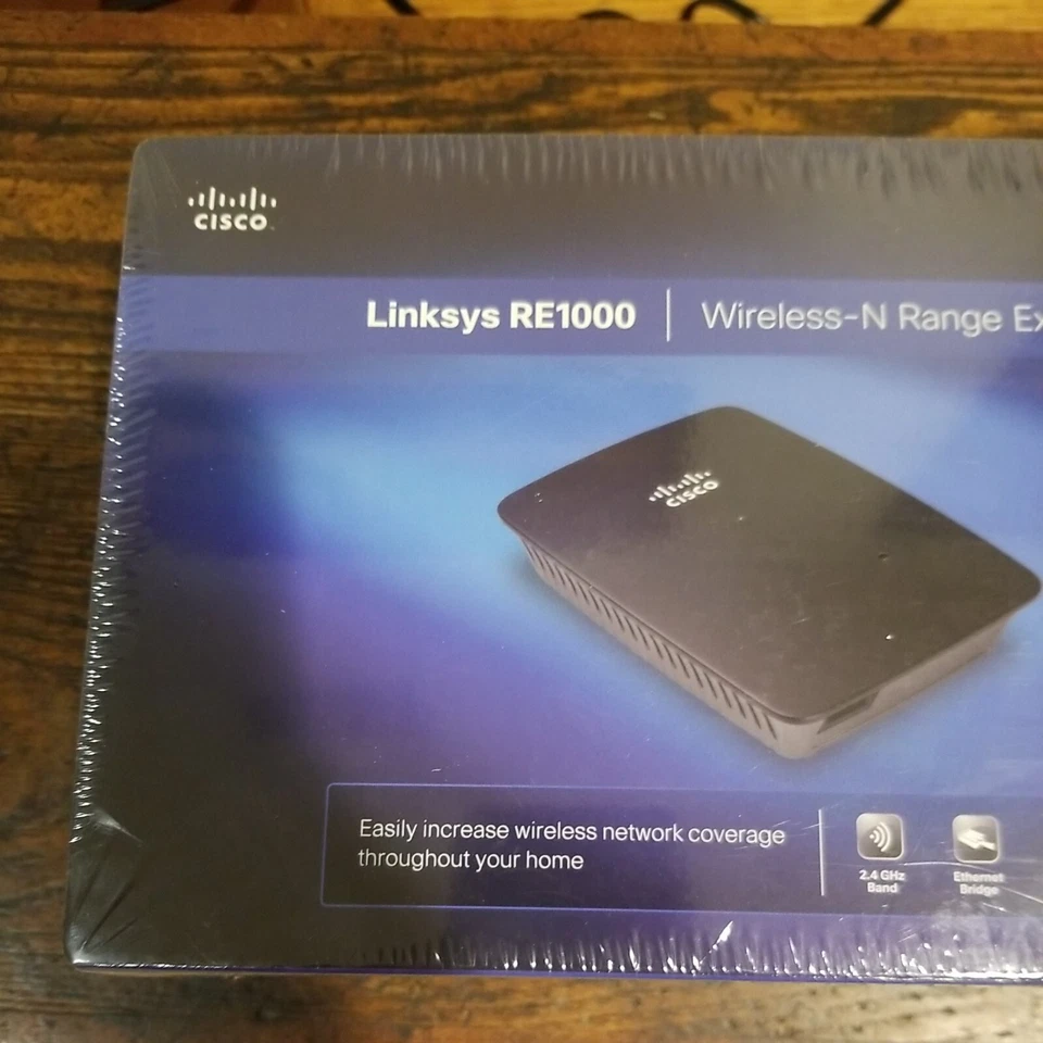 Linksys RE1000 Wireless-N Range Extender NOS SEALED CISCO TF - Image 2 of 4