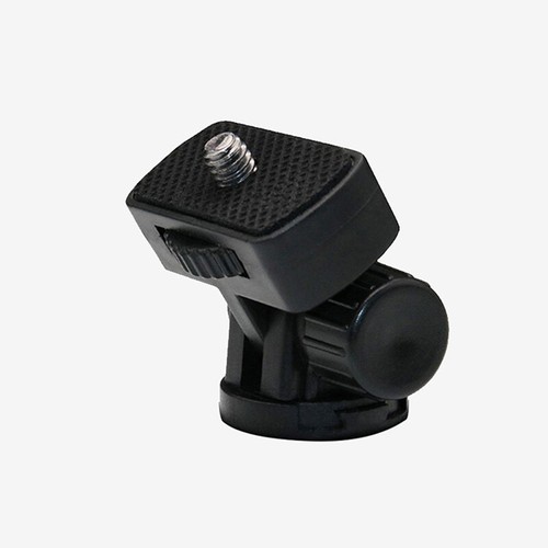 1/4" Hotshoe Mount Adapter 360 Degree Rotatable Aluminum Tripod Head - Zdjęcie 2 z 9