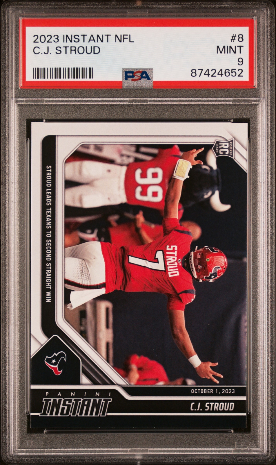 2023 PANINI INSTANT NFL #8 C.J. STROUD PSA 9