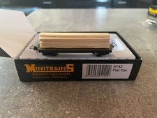 Minitrains 5142 H0e  4-achsiger Flachwagen  TOP + OVP