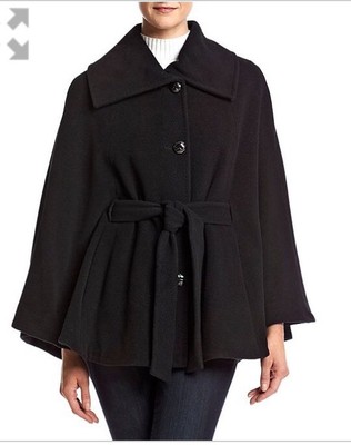 calvin klein wool cape