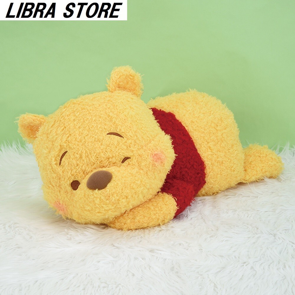 RARE Disney Winnie the Pooh Mega BIG Lying Plush doll Wink ver