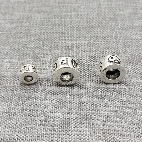 Bracelet Manta Tibétain "Om Mani Padme Hum" En Argent Sterling 999 - Magnétique - Neuf
