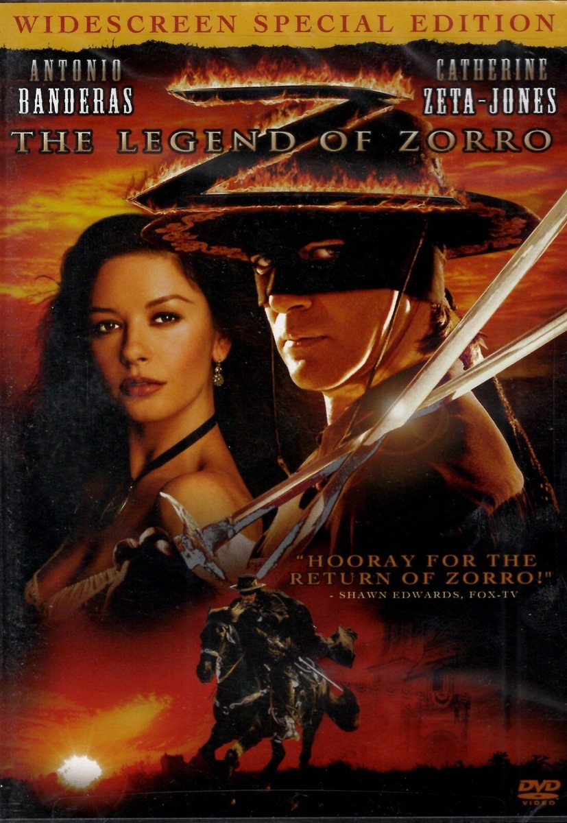 THE LEGEND OF ZORRO, ANTONIO BANDERAS, CATHERINE ZETA-JONES, RUFUS