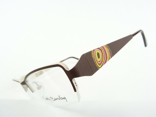 Montura de mujer gafas sin montura inferior en tonos tierra elegante B. Barcley talla M - Imagen 1 de 8