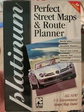 Cosmi, Perfect Street Maps & Route Planner (PC CD-ROM, 2003) Platinum Ed. 