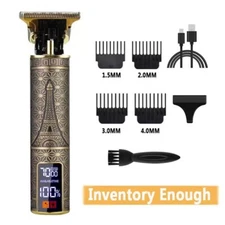 Beard Hair Trimmer for Men Professional Cordless Zero Gapped Edgers Clippers
