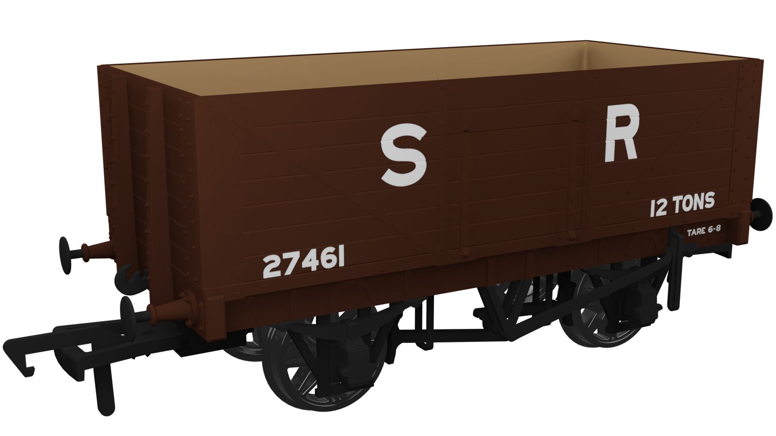 Rapido Trains 967409 OO Gauge RCH 1907 7 Plank Wagon SR (pre-1936) No.27461