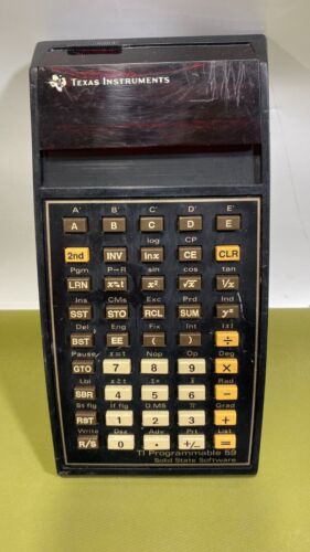 Vintage Texas Instruments TI-59 programmierbarer Taschenrechner mit... - 第 1/11 張圖片