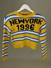 3 articles dont pull cropped New York manches longues top new look 10-11 ans 