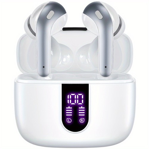 Rechargeable Bluetooth Headphones Wireless Earbuds with Noise Remove Voice Call - 第 14/15 張圖片