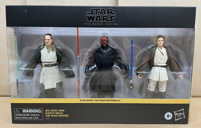 Hasbro Star Wars The Black Series 6 Inch The Phantom Menace 3 Pack