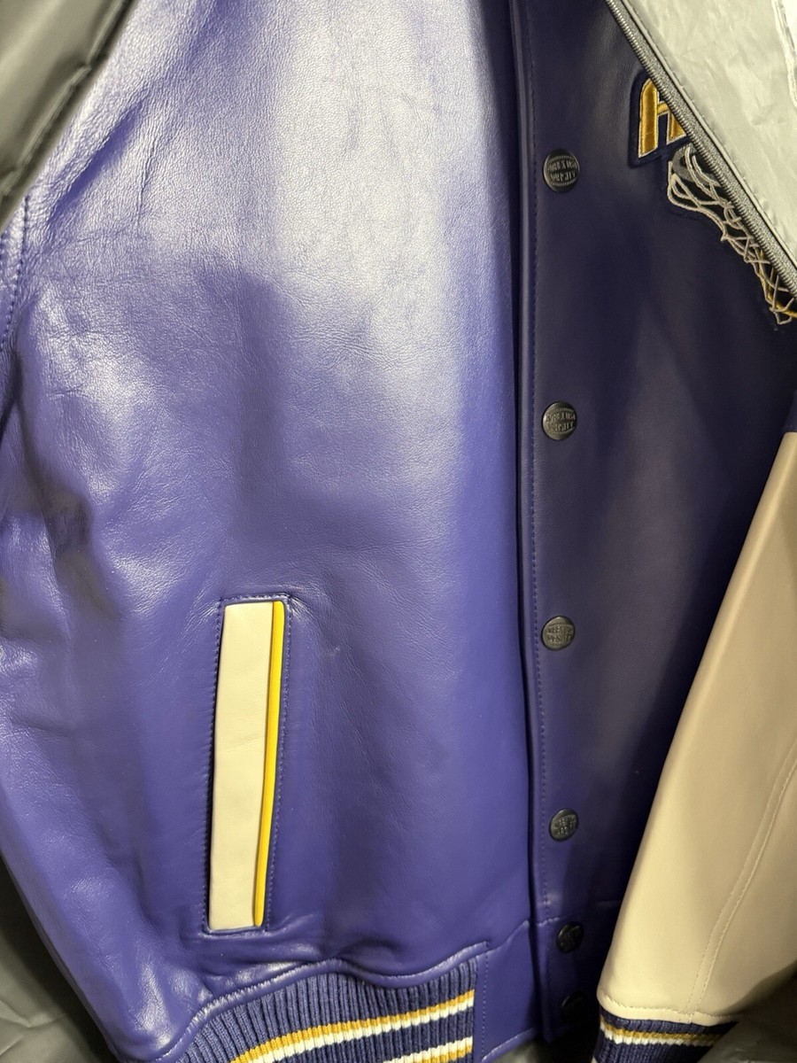 AVIREX FLYER'S ジャケット Brand NEW Avirex Flyers Varsity leather jacket mens S small