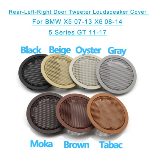 For BMW X5 X6 5GT E70/71/72 F07 Inner Rear Door Tweeter Loudspeaker Cover Black - Picture 6 of 6