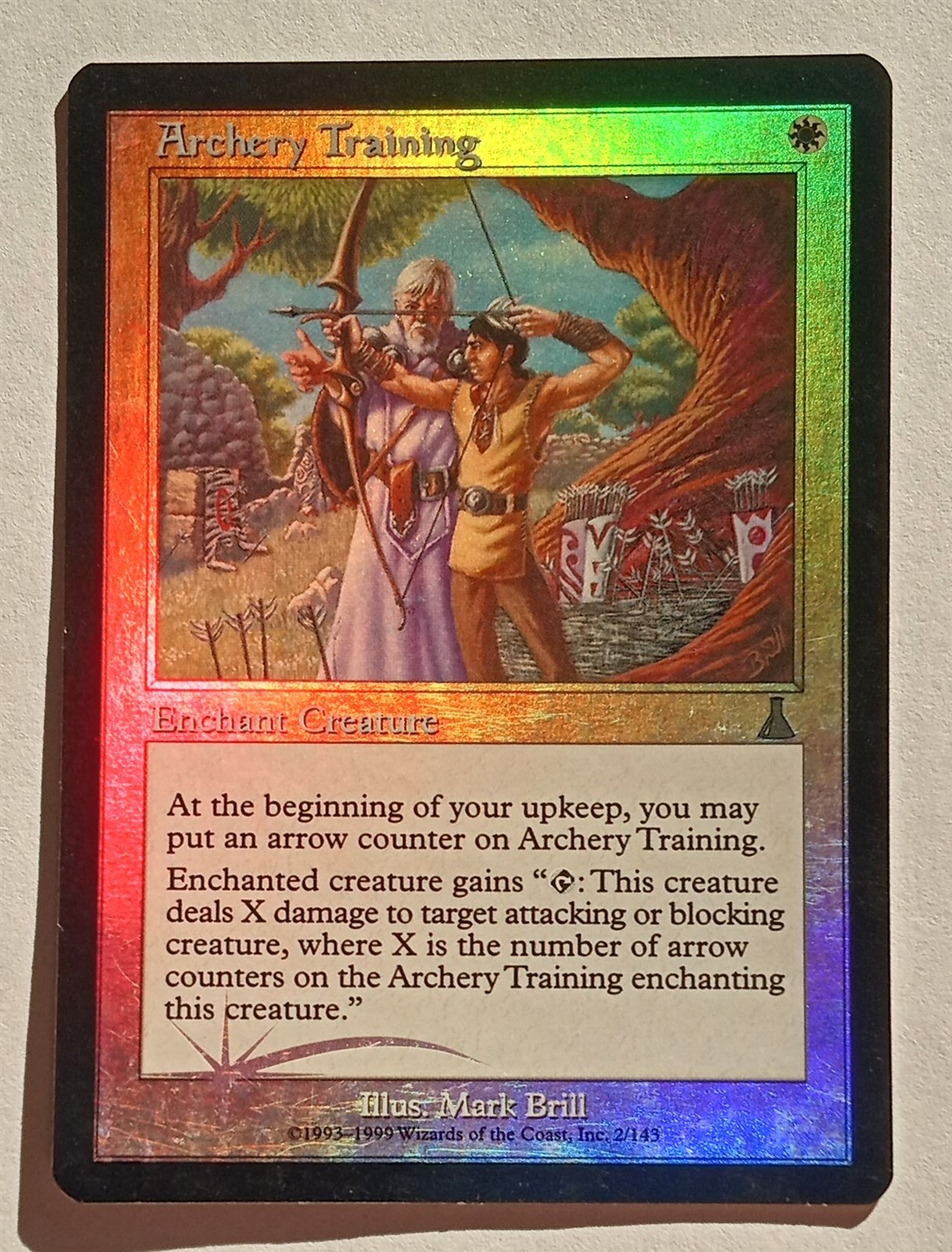 Magic MTG - Archery Training (Foil) - Urza's Destiny - LP