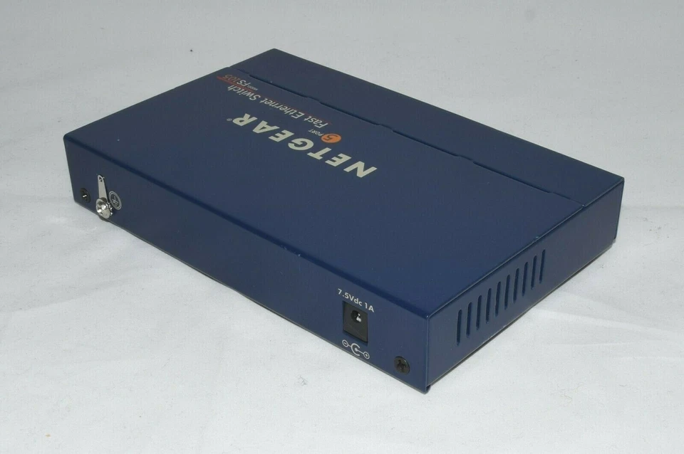 NETGEAR Prosafe 5-Port 10/100 Mbps Fast Ethernet Switch FS105 - Bild 2 von 3